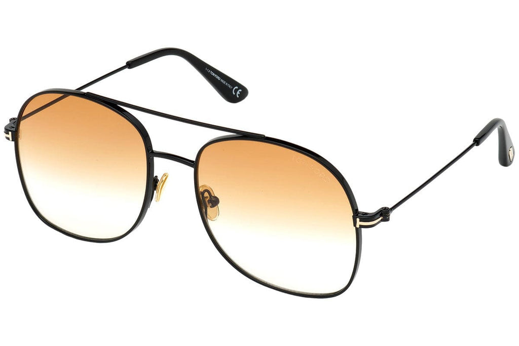 Tom Ford  Black Aviator Delilah Sunglasses