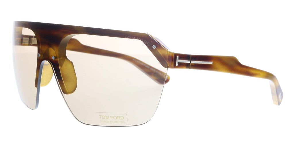 Tom Ford  Brown Modified Rectangle Razor Sunglasses