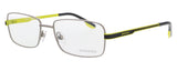 Diesel  Matte Light Ruthenium Rectangular Eyeglasses