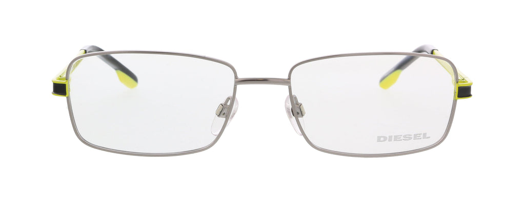Diesel DL5047 Matte Light Ruthenium Rectangular Eyeglasses