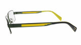 Diesel DL5051 097 Black Yellow Modified Rectangle Optical Frames