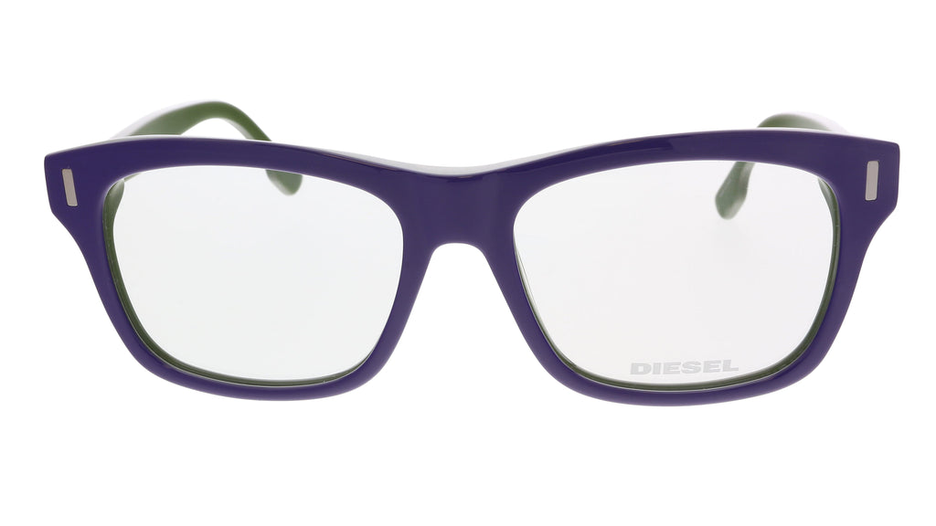 Diesel DL5083 083 Purple Green Modified Rectangle Optical Frames
