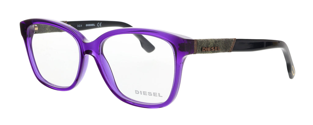 Diesel  Purple Square Eyeglasses
