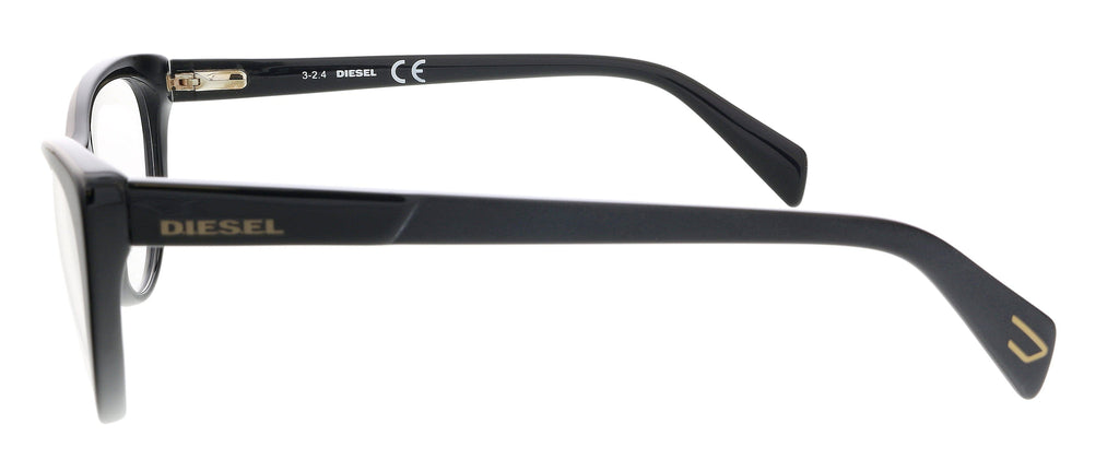 Diesel DL5113 Black Classic Cateye Eyeglasses