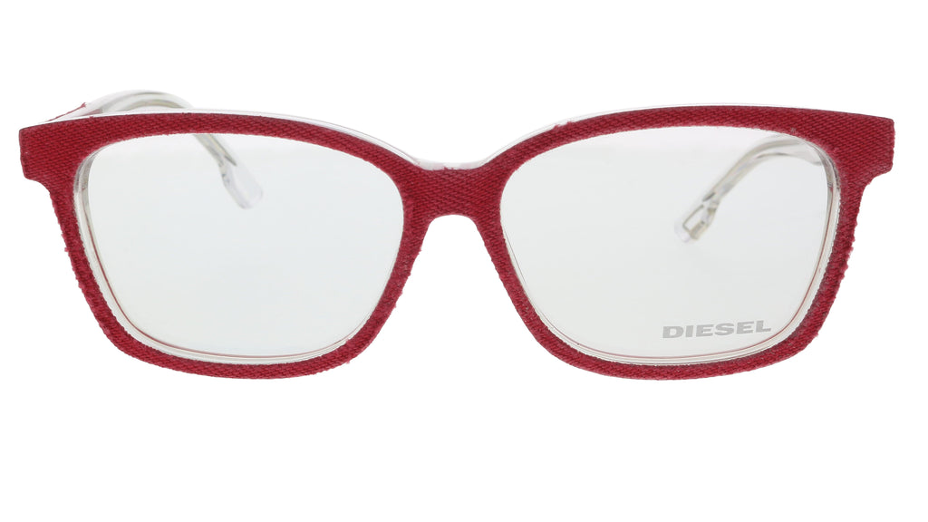 Diesel DL5137 068 Red Rectangle Optical Frames