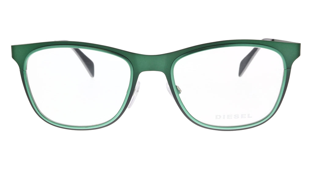 Diesel DL5139 098 Green Modified Rectangle Optical Frames