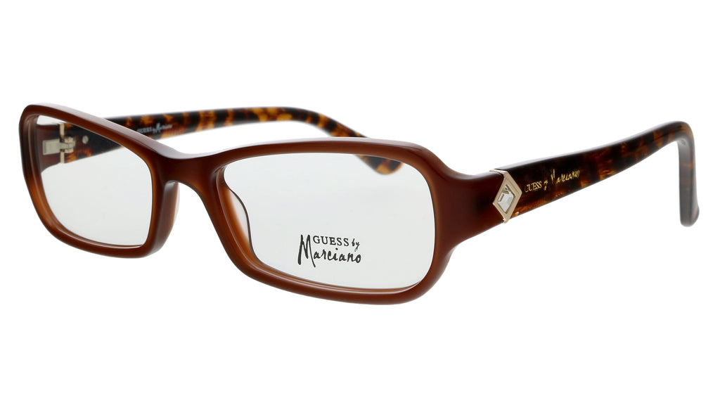Guess by Marciano  Brown Rectangle Optical Frames