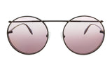 Alexander McQueen AM0137S 004  Brown  Round Sunglasses