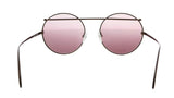 Alexander McQueen AM0137S 004  Brown  Round Sunglasses