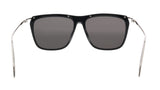 Alexander McQueen AM0143S 003  Silver  Rectangle Sunglasses