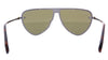 Alexander McQueen AM0157SA 002  Ruthenium  Aviator Sunglasses