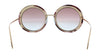 Alexander McQueen AM0150S 004  Rose Gold  Round Sunglasses