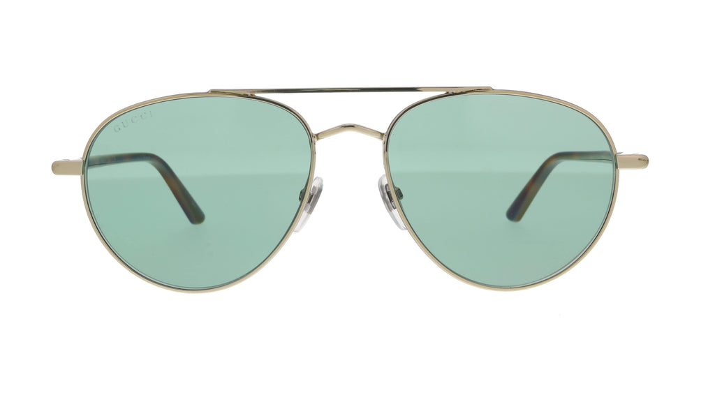 Gucci GG0388S-010  Green Aviator Sunglasses