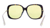 Gucci GG0511SA-005  Gold  Modified Rectangle Sunglasses