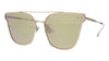 Bottega Veneta   Gold  Modified Rectangle Sunglasses