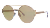 Bottega Veneta   Gold  Round Sunglasses