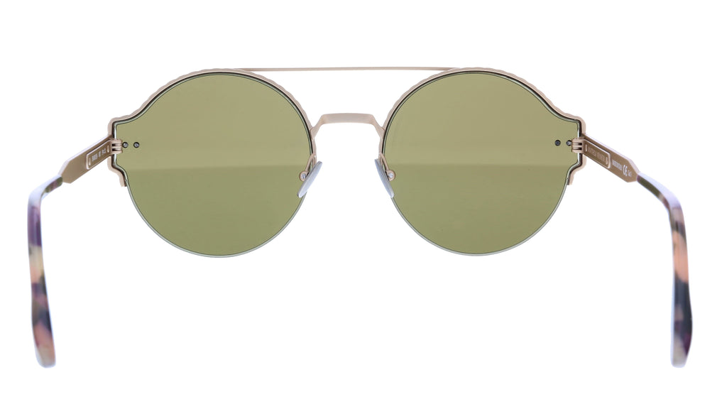 Bottega Veneta - Metal Aviator Sunglasses - Ruthenium Green