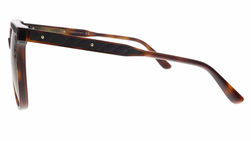 Bottega Veneta BV0118S-002  Brown  Rectangle Sunglasses