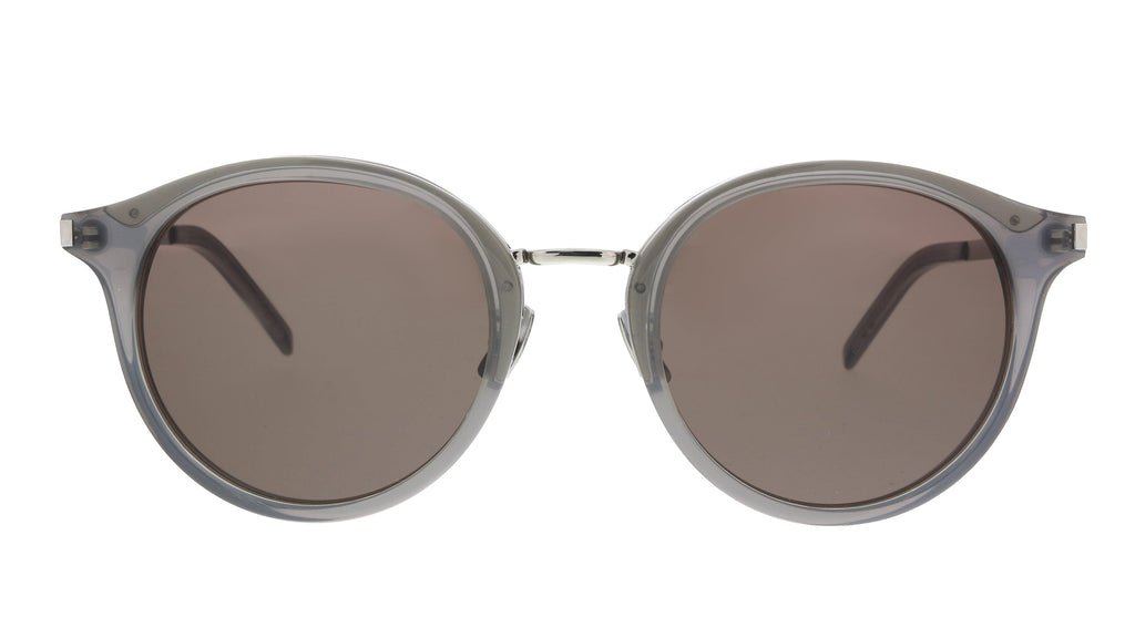 Saint Laurent SL 57-005  Silver  Round Sunglasses