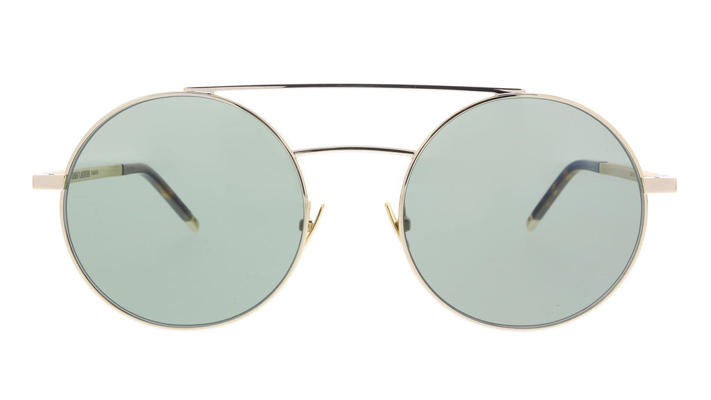 Saint Laurent SL 210-004  Gold  Round Sunglasses