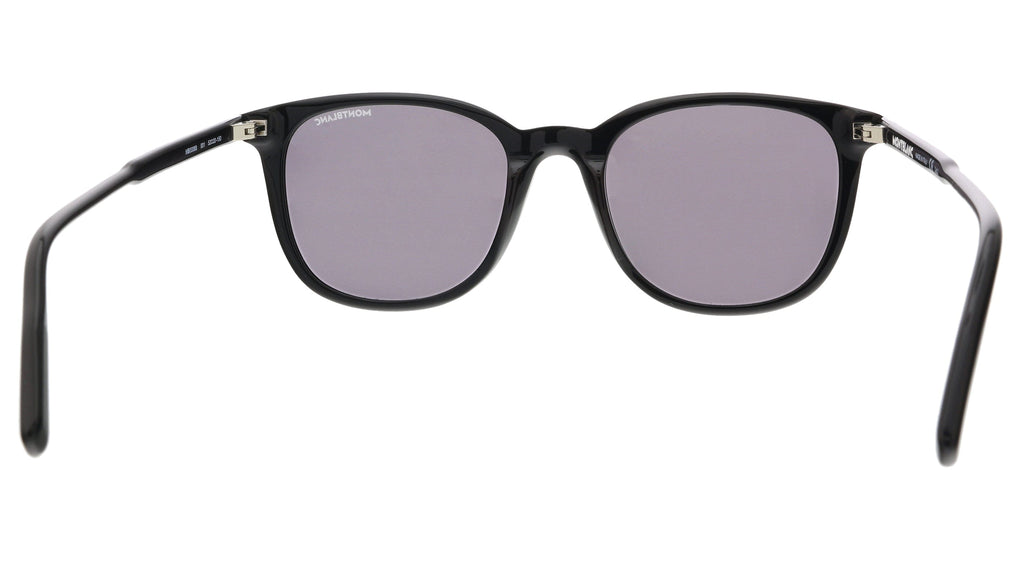 Montblanc MB0006S-001  Black  Rectangle Sunglasses