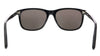 Montblanc MB0013S-001 Black Rectangle Sunglasses