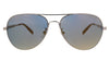 Montblanc MB0027S-004 Ruthenium Aviator Sunglasses