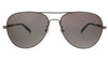 Montblanc MB0027S-006 Ruthenium Aviator Sunglasses