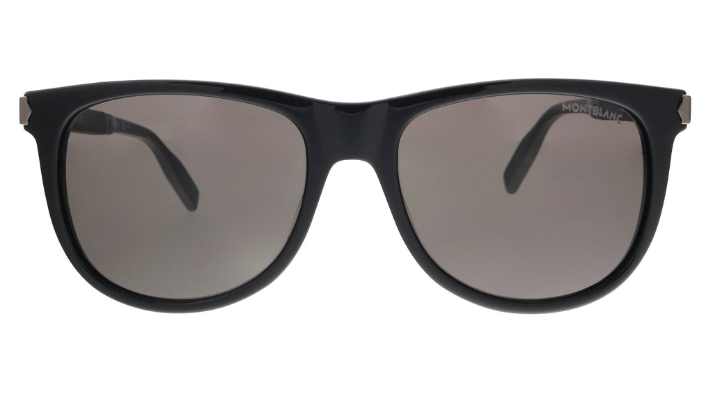 Montblanc MB0031S-001 Black Rectangle Sunglasses