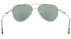 Montblanc MB0037S-002  Gold  Aviator Sunglasses