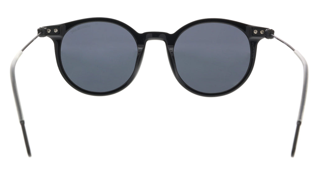 Montblanc MB0004S-001 Black Round Sunglasses