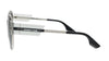 McQ MQ0001S-004 Clear Cateye Sunglasses