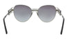 McQ MQ0001S-004 Clear Cateye Sunglasses