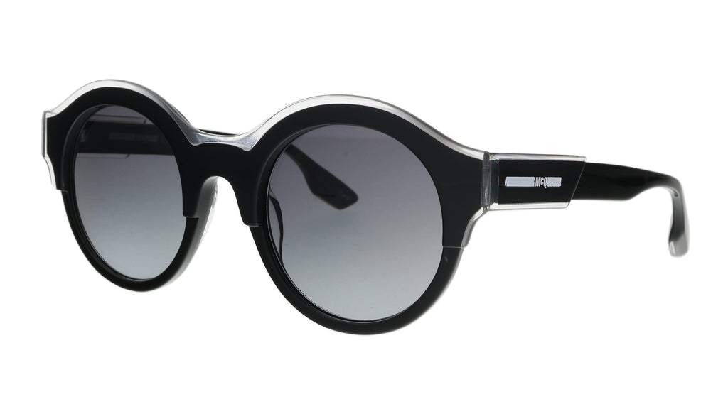 McQ  Black Round Sunglasses