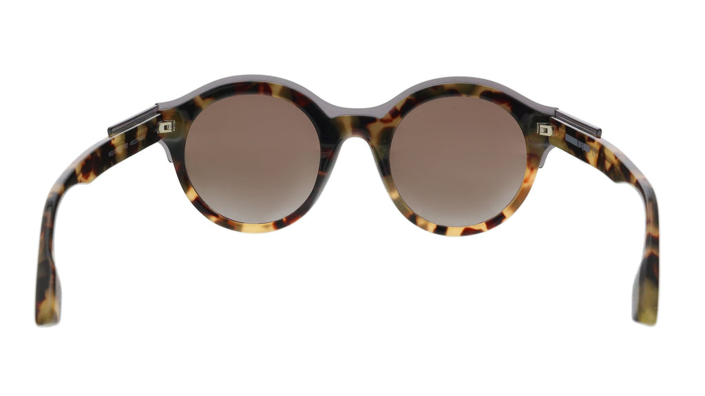 McQ MQ0003S-002 Havana Round Sunglasses