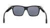 McQ MQ0004S-002 Black Rectangle Sunglasses