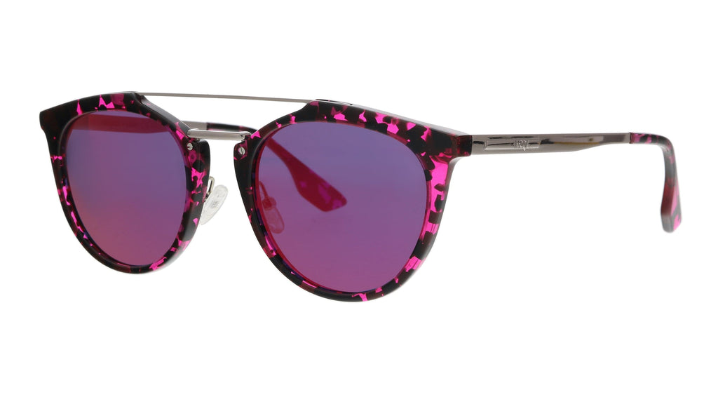 McQ  Pink Aviator Sunglasses