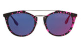 McQ MQ0037S-005 Pink Aviator Sunglasses