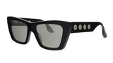 McQ  Black Cateye Sunglasses