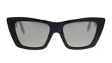 McQ MQ0019S-002 Black Cateye Sunglasses