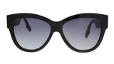 McQ MQ0021S-001 Black Cateye Sunglasses