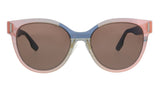 McQ MQ0023S-002 Brown Cateye Sunglasses
