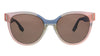 McQ MQ0023S-002 Brown Cateye Sunglasses