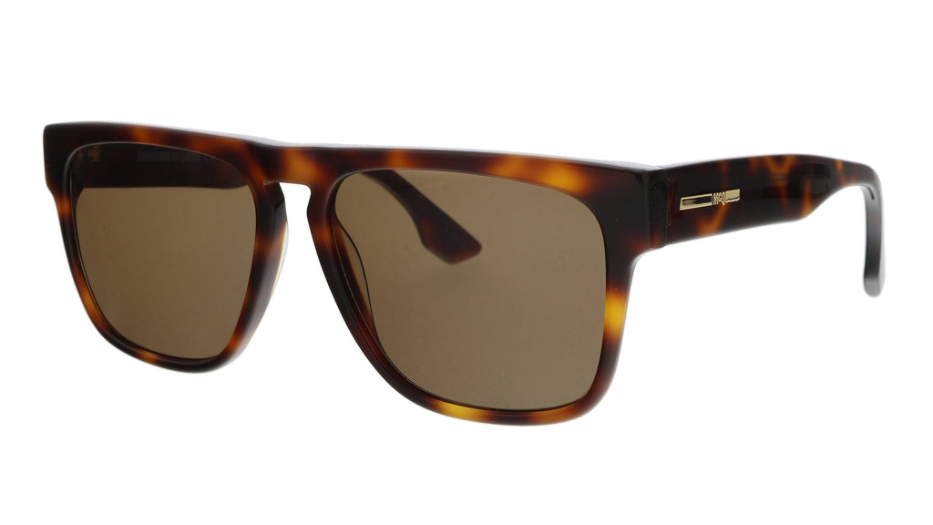 McQ  Havana Rectangle Sunglasses