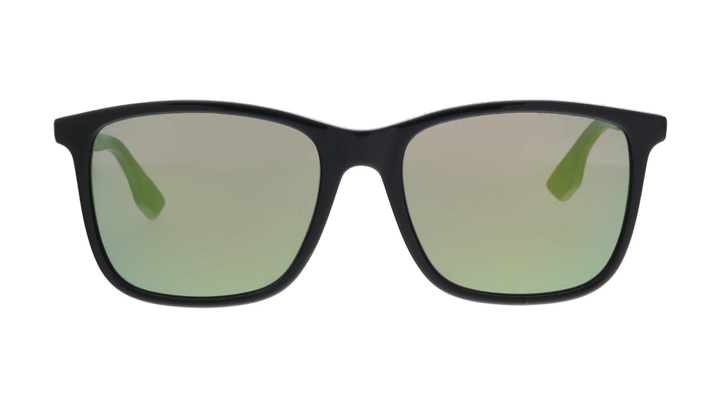 McQ MQ0080S-002 Black Rectangle Sunglasses