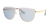 McQ  Gold Aviator Sunglasses