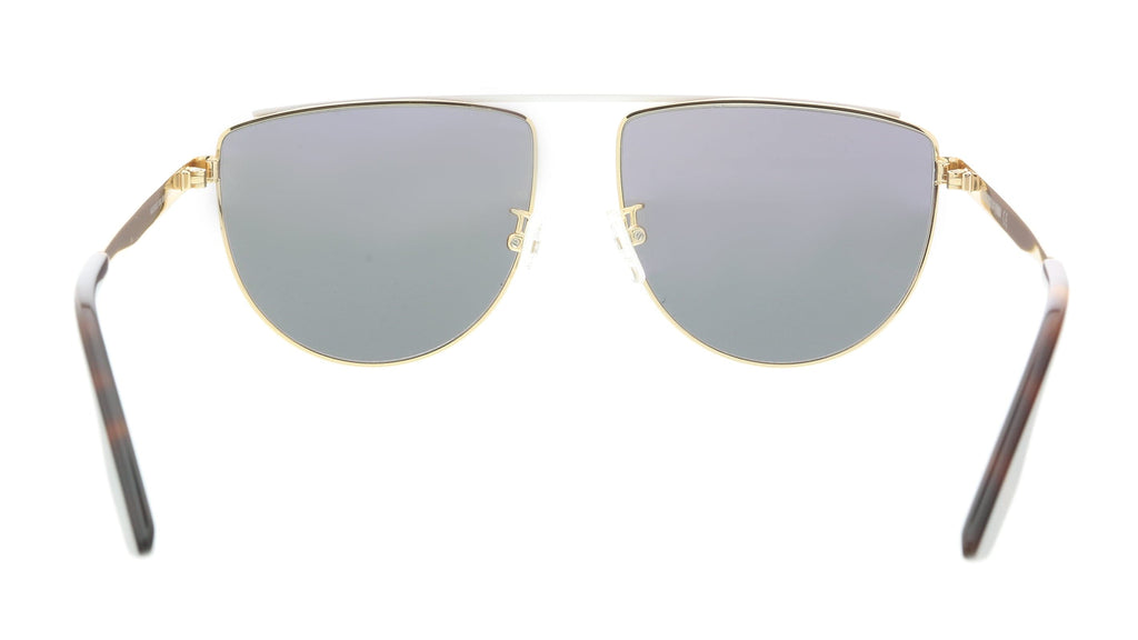 McQ MQ0093S-002 Gold Aviator Sunglasses