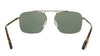 McQ MQ0094S-005 Silver Aviator Sunglasses