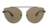 McQ MQ0075S-001 Silver Cateye Sunglasses