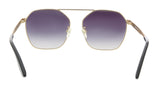 McQ MQ0076S-004 Gold Aviator Sunglasses